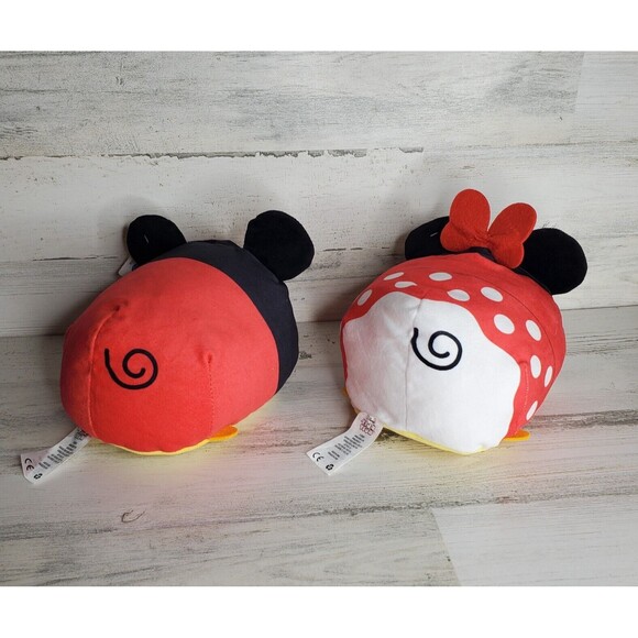 Disney TSUM TSUM 7" Mickey and Minnie Mouse Set of 2 Plush NEW! - Picture 2 of 7